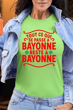 passe a bayonne - Tshirt Femme - FC-JAUNE