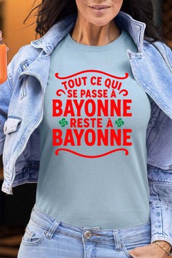 passe a bayonne - Tshirt Femme - FC-JAUNE