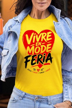 VIVRE mode feria - Tshirt Femme - FC-VERT CLAIR