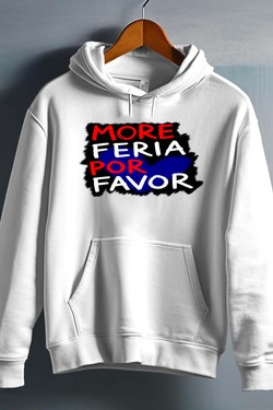 more feria por favor - Sweat capuche Homme-ROUGE