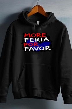 more feria por favor - Sweat capuche Homme-ROUGE