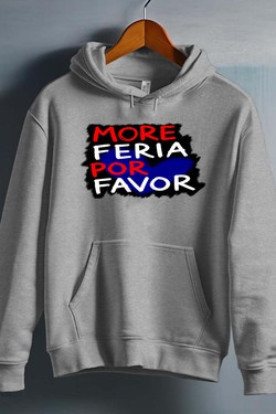 more feria por favor - Sweat capuche Homme-ROUGE