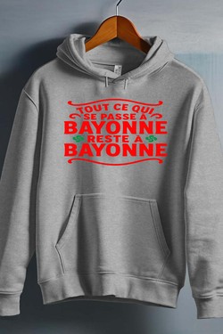 passe a bayonne - Sweat capuche Homme-BLEU ROI