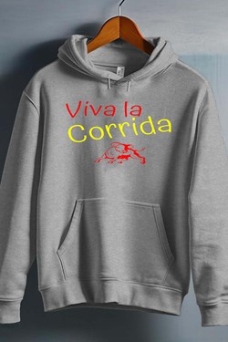 viva la corrida - Sweat capuche Homme-BLEU ROI