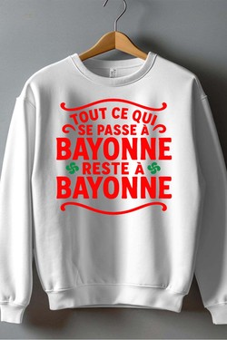 passe a bayonne - Sweat Col Rond Homme-BLEU ROI