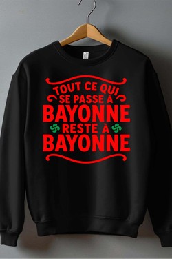 passe a bayonne - Sweat Col Rond Homme-BLEU ROI