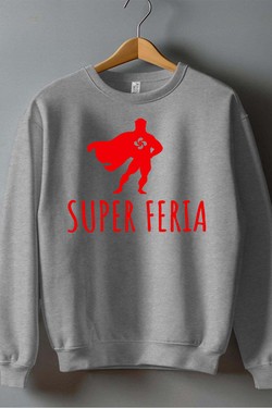 superhero feria - Sweat Col Rond Homme-BLANC