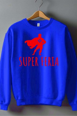 superhero feria - Sweat Col Rond Homme-BLANC