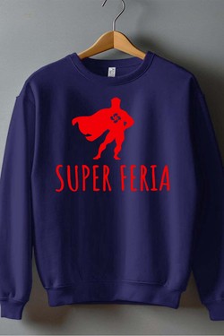 superhero feria - Sweat Col Rond Homme-BLANC