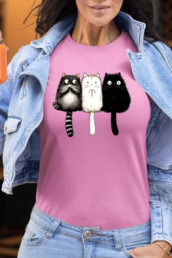 CAT GWB - Tshirt Femme-ROSE