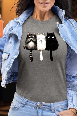 CAT GWB - Tshirt Femme-ROSE