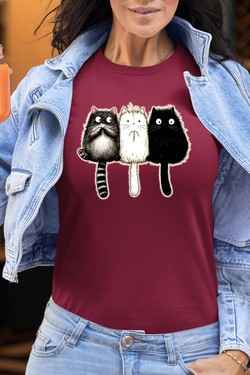 CAT GWB - Tshirt Femme-ROSE
