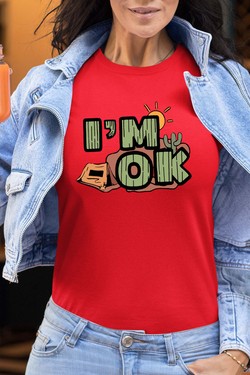 desert im ok - Tshirt Femme-BORDEAUX