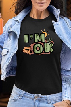desert im ok - Tshirt Femme-BORDEAUX