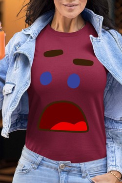 FUN FACE - Tshirt Femme-ROSE