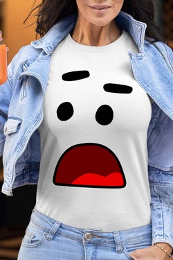 FUN FACE - Tshirt Femme-ROSE