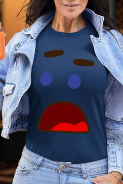 FUN FACE - Tshirt Femme-ROSE