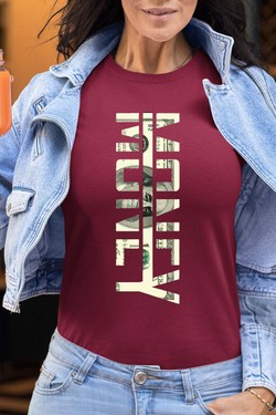 money 100 usd - Tshirt Femme-ROSE