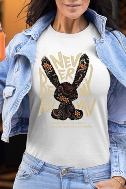 NEVER BE MY R - Tshirt Femme-MARINE