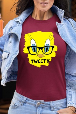 teety FACE k - Tshirt Femme-MARINE