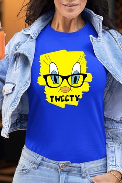 teety FACE k - Tshirt Femme-MARINE