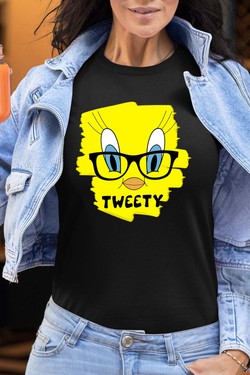teety FACE k - Tshirt Femme-MARINE