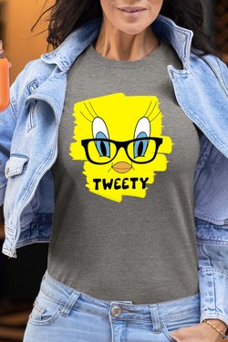 teety FACE k - Tshirt Femme-MARINE