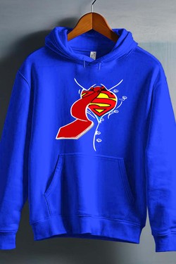 superman EV - Sweat capuche Homme-ROUGE