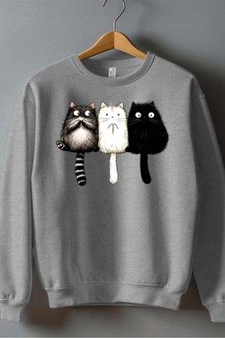 CAT GWB - Sweat Col Rond Homme-BLEU ROI
