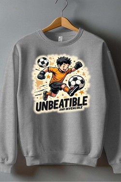 foot unbeatible - Sweat Col Rond Homme-ROUGE