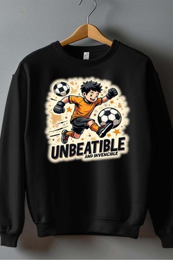 foot unbeatible - Sweat Col Rond Homme-ROUGE
