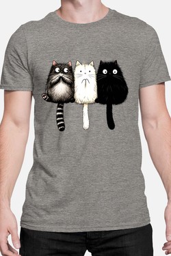CAT GWB - Tshirt Homme-NOIR