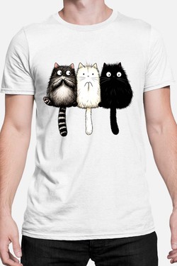 CAT GWB - Tshirt Homme-NOIR