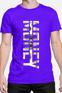 money 100 usd - Tshirt Homme-MARINE