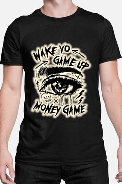 wake game up - Tshirt Homme-NOIR