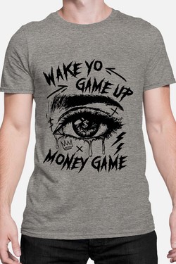 wake game up - Tshirt Homme-NOIR