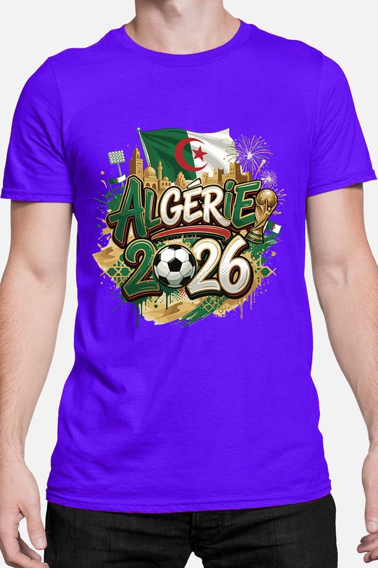 Cdm26algerie - Tshirt Homme-BLEU ROI