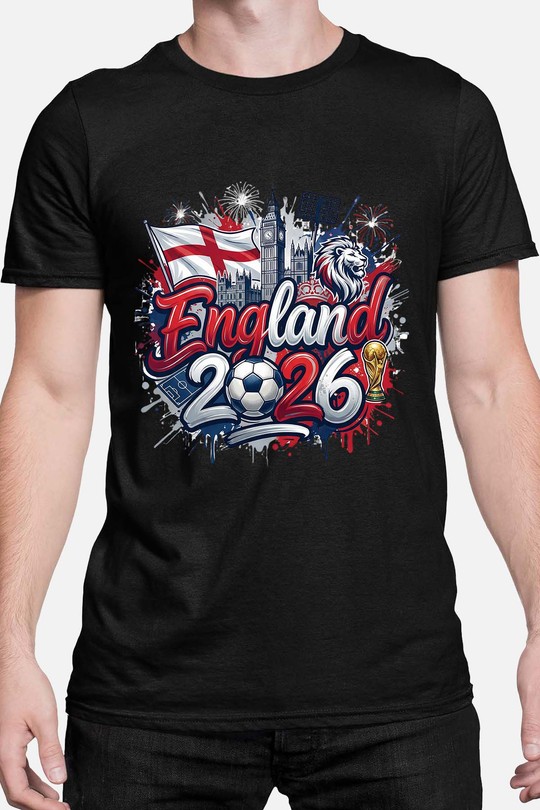 Cdm26 England - Tshirt Homme-NOIR