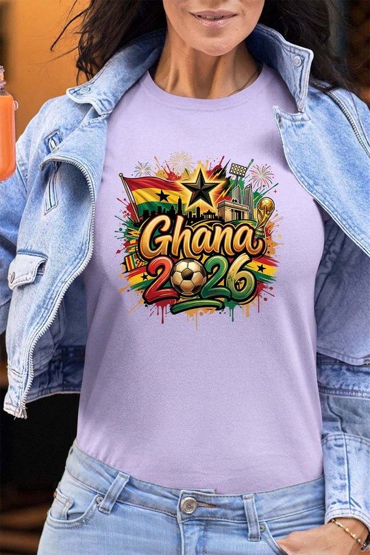 Cdm26 Ghana - Tshirt Femme - FC-VIOLET
