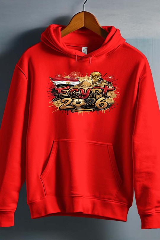 Cdm26 Egypt - Sweat capuche Homme-ROUGE