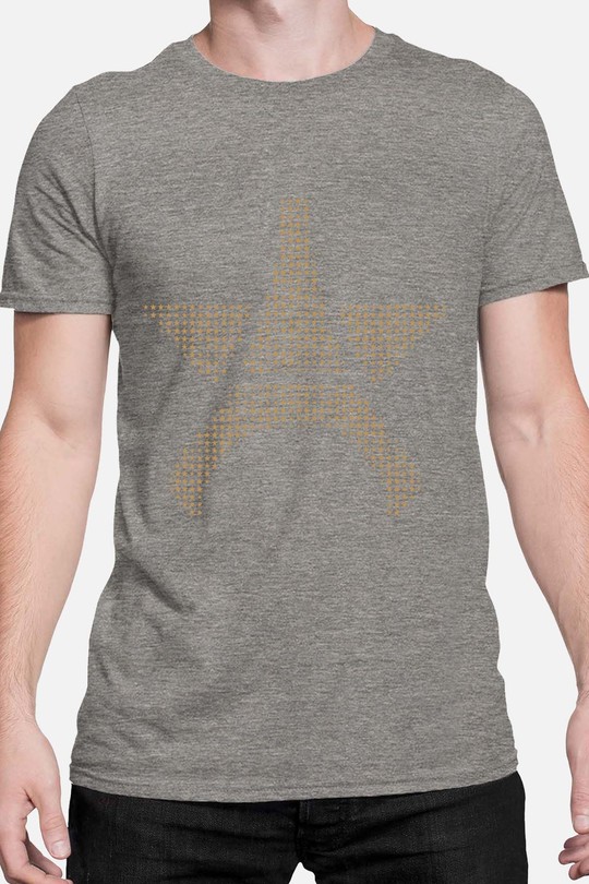 etoile paris mullti - Tshirt Homme-GRIS