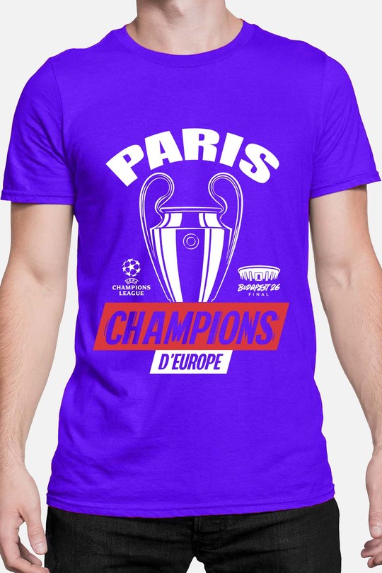 Paris champ europe - Tshirt Homme-BLEU ROI