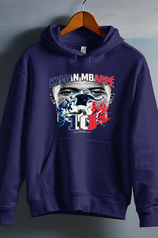 Kylian BOOTLEG1 - Sweat capuche Homme-MARINE