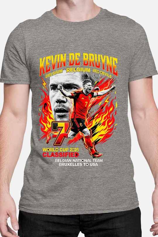 De Bruyne BOOTLEG1 - Tshirt Homme-GRIS