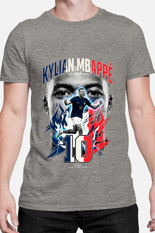 Kylian BOOTLEG1 - Tshirt Homme-GRIS