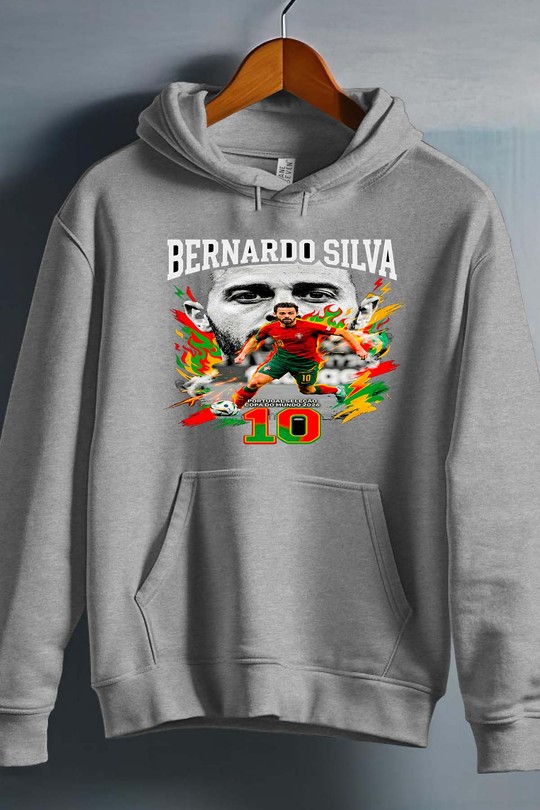 B Silva BOOTLEG1 - Sweat capuche Homme-GRIS