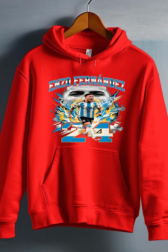 E Fernandez BOOTLEG1 - Sweat capuche Homme-ROUGE