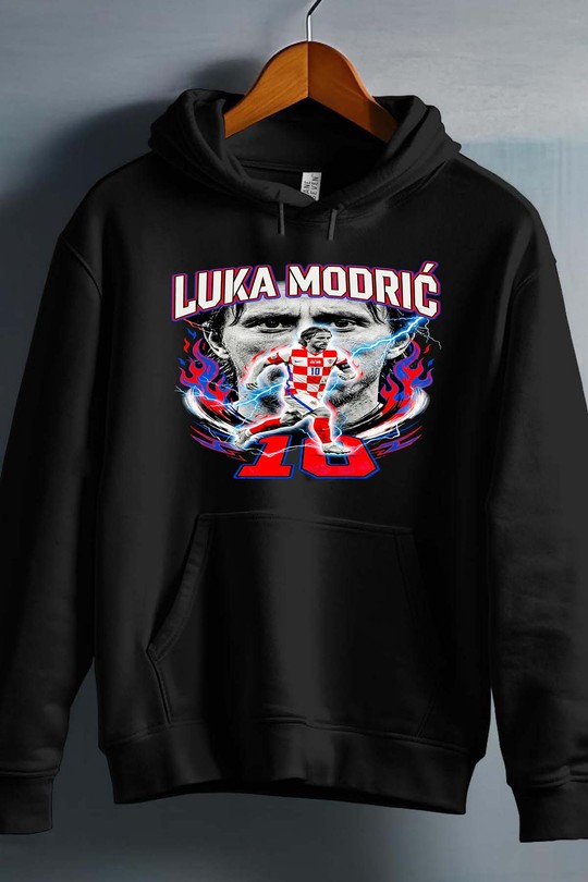 Modric BOOTLEG1 - Sweat capuche Homme-NOIR