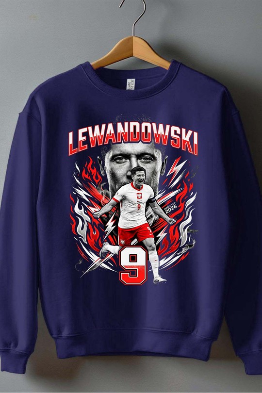 Lewandowski BOOTLEG2 - Sweat Col Rond Homme-MARINE