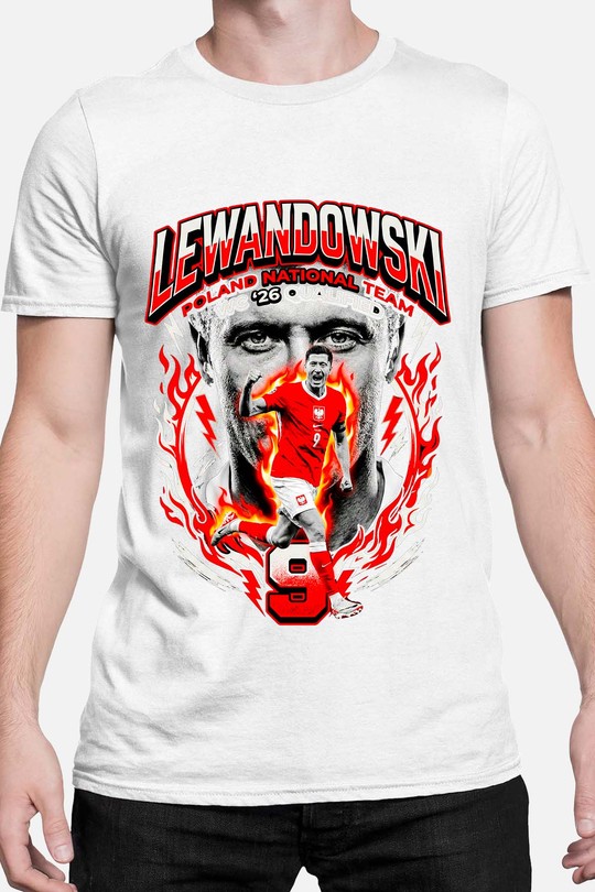 Lewandowski BOOTLEG1 - Tshirt Homme-BLANC